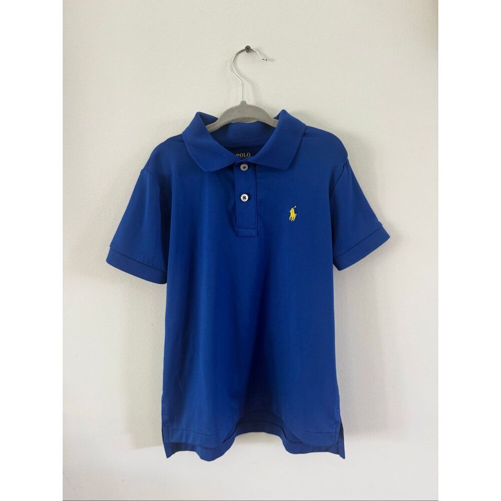 Polo by Ralph Lauren 5 Boys Performance Blue Polo Shirt